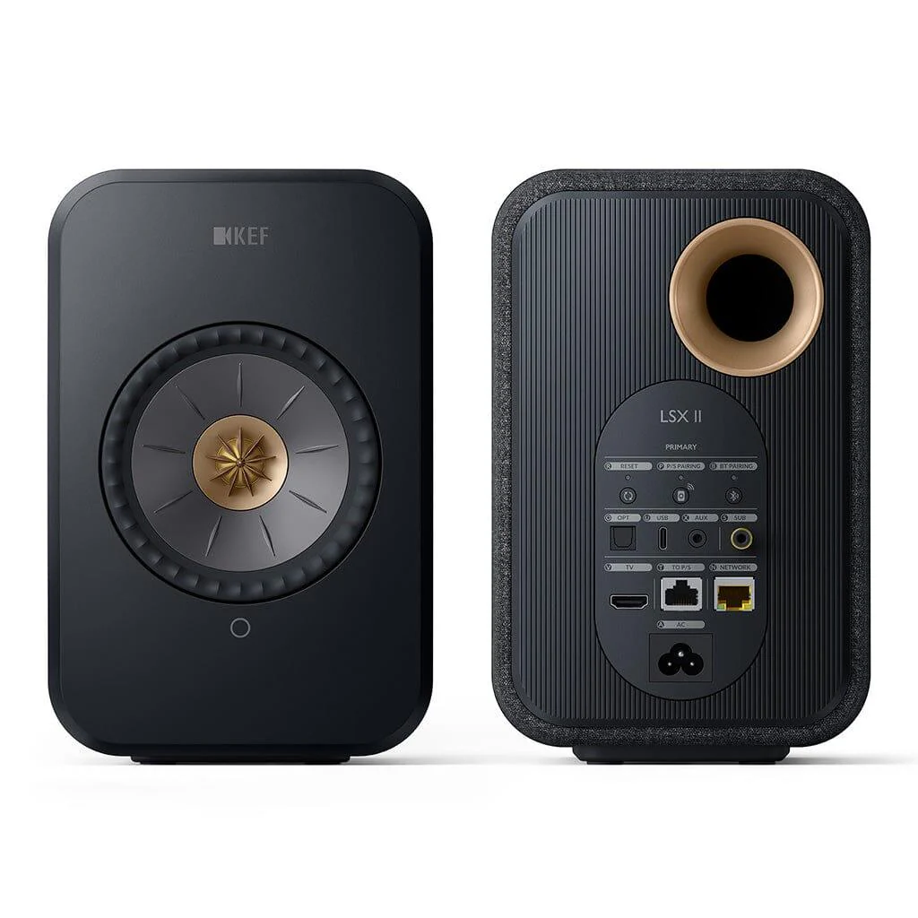 KEF LSX II Wireless Powered Bookshelf Speakers - Image 3