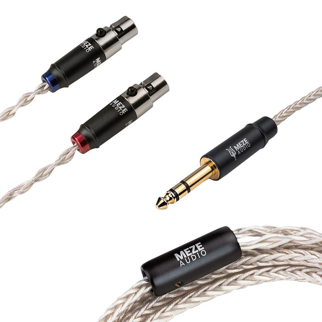 Meze Audio Silver PCUHD 4-Pin Mini-XLR Replacement Cable - Image 3