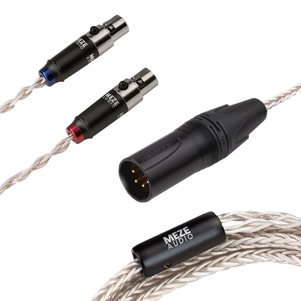 Meze Audio Silver PCUHD 4-Pin Mini-XLR Replacement Cable - Image 4